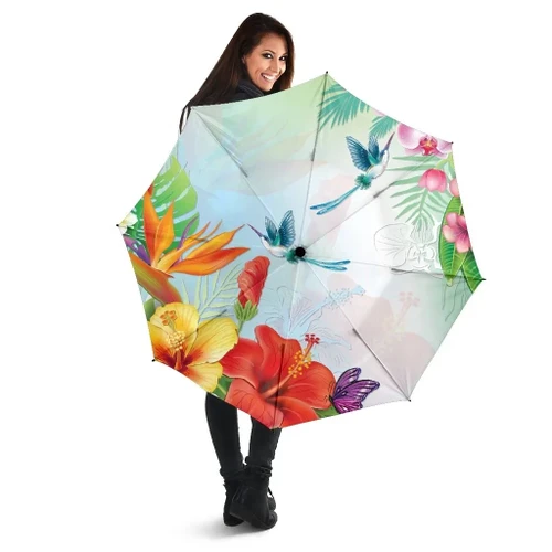 Alohawaii Umbrella - Hibiscus In Jung Umbrella - AH - J1