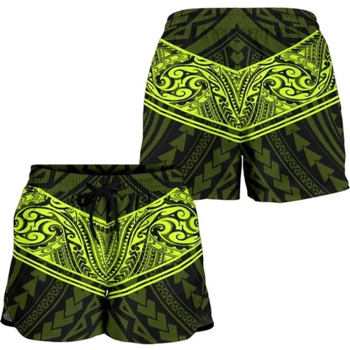 Alohawaii Short - Specialty Polynesian Women's Shorts Neon - AH J4