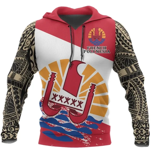 Alohawaii Clothing - Hoodie French Polynesia Pullover A8