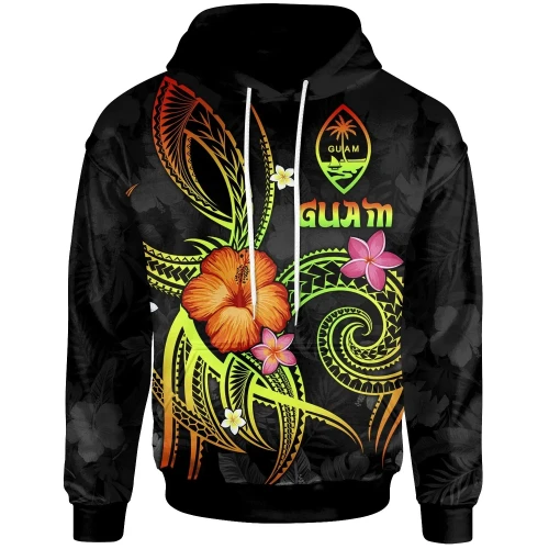 Alohawaii Clothing - Hoodie Guam Polynesian - Legend of Guam (Reggae) - BN15