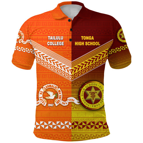 (Custom Personalised) Tonga Tailulu College And Tonga High School Polo Shirt Together Unique Style