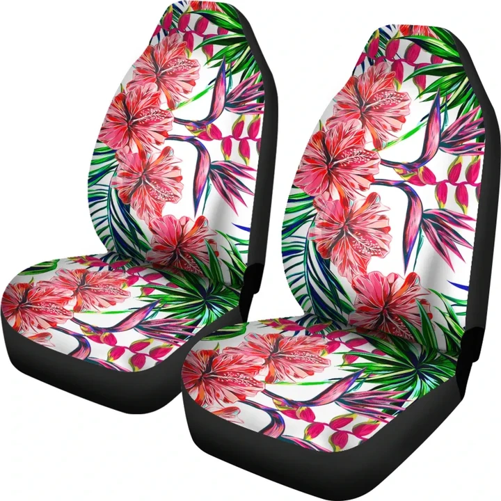 Alohawaii Car Accessory - Hawaii Hibiscus Pattern Car Seat Covers 04