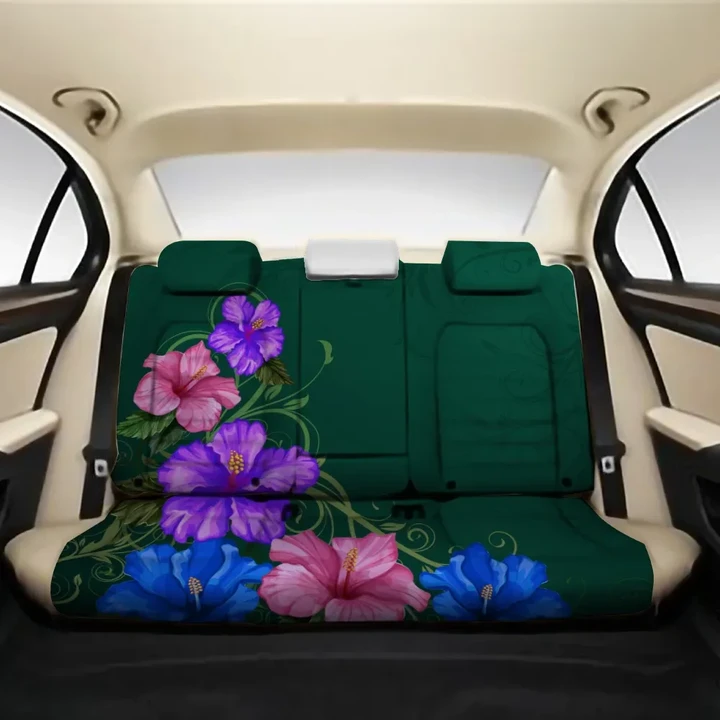 Alohawii Car Accessory - Hibiscus More Colorful Back Seat Cover