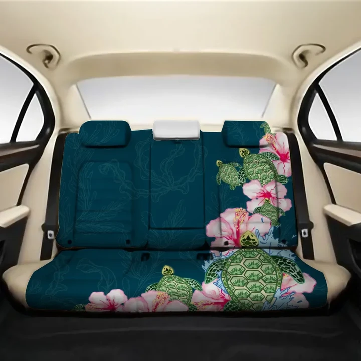 Alohawii Car Accessory - Hibiscus Turtle Dance Back Seat Cover