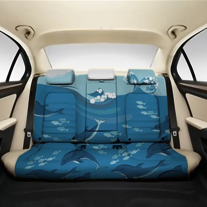 Alohawii Car Accessory - Dolphin And Sea Back Seat Cover