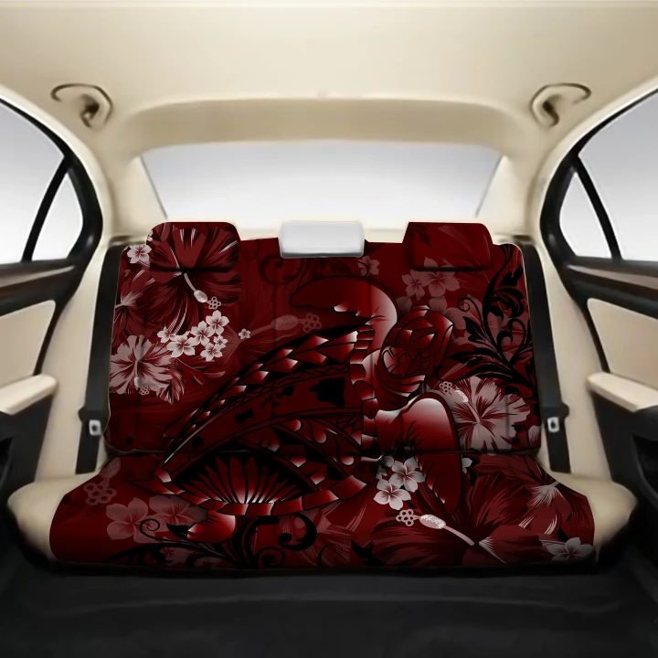 Alohawii Car Accessory - Hawaii Turtle Magenta Back Seat Covers