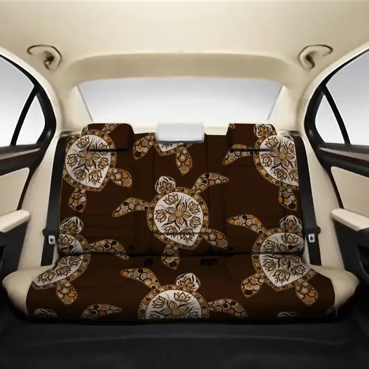 Alohawii Car Accessory - Turtle Plumeria Grown Back Seat Cover