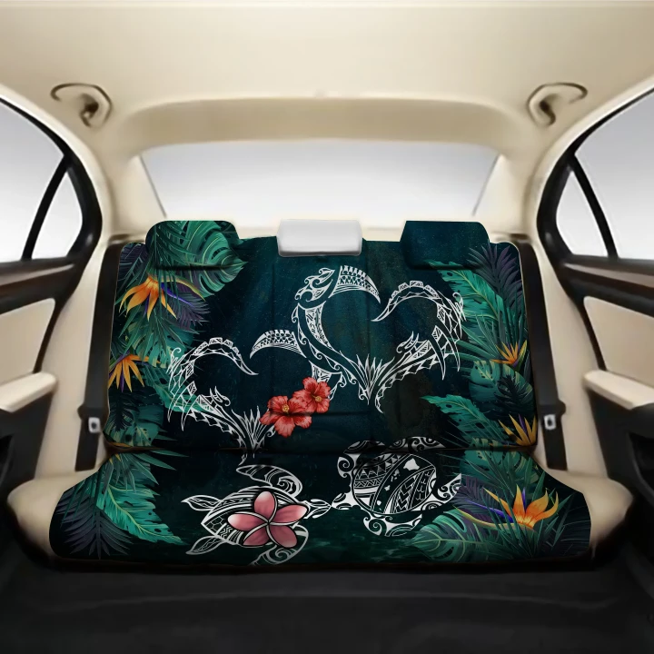 Alohawii Car Accessory - Hawaii Turtle Tropical Back Car Seat Cover Heart Polynesian