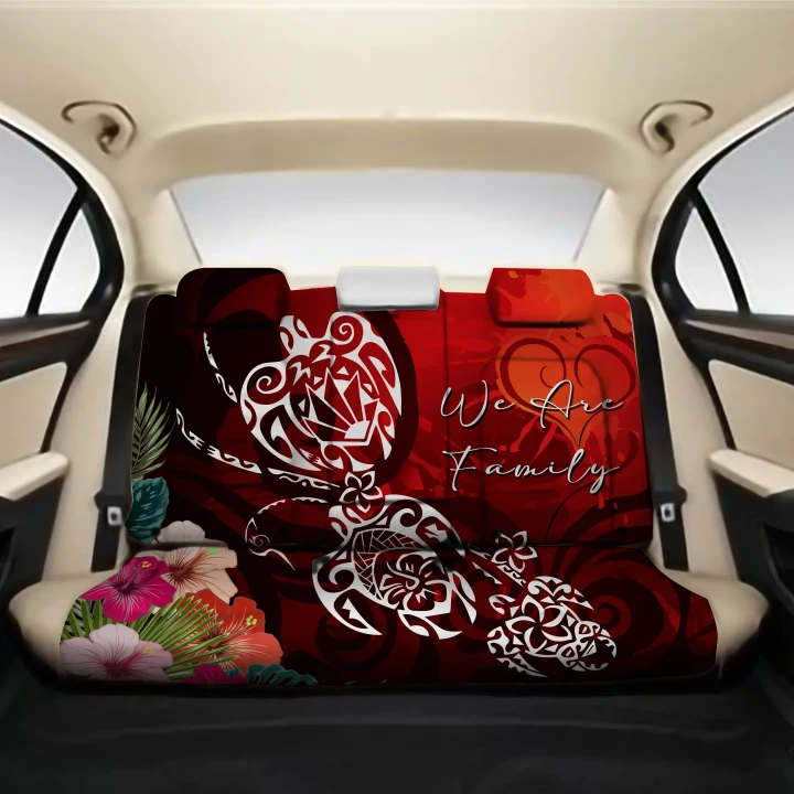 Alohawii Car Accessory - Hawaii Turtle Family Back Car Seat Covers We Are Family