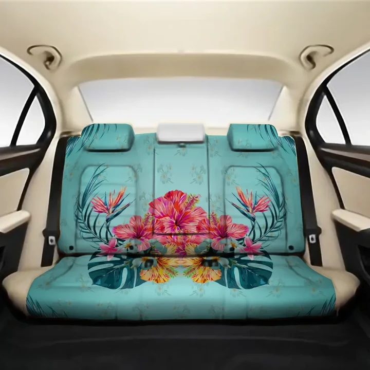 Alohawii Car Accessory - Flower Hibicus Plumeria Centre Back Seat Cover