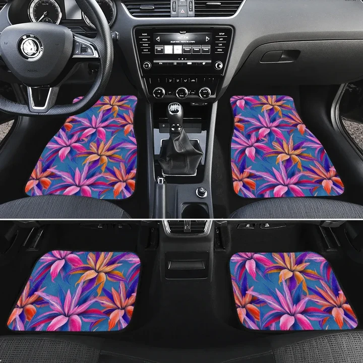 Alohawaii Car Accessory - Hawaii Tropical Flowers Pink Hawaii Car Floor Mats