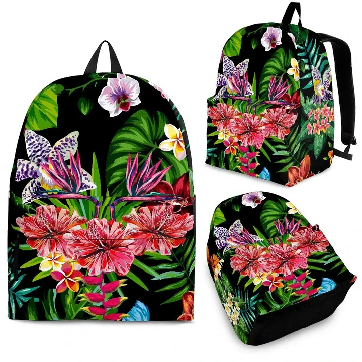 Alohawaii Backpack - Hawaii Plumeria Hisbiscus Backpack