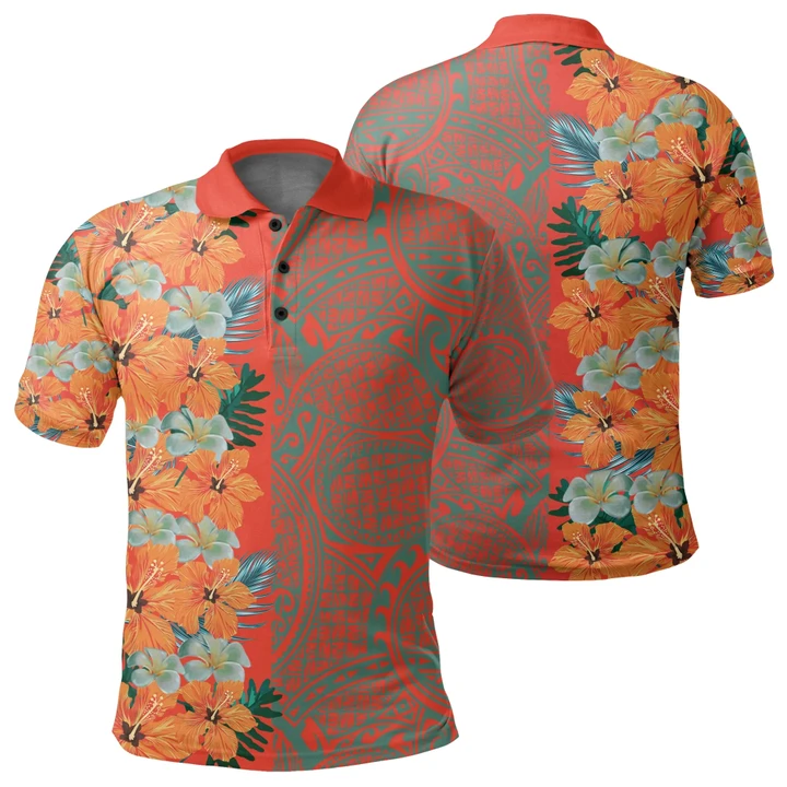 Tropical Polynesian - Hawaiian Polo Shirt - Haka Style - AH - J2 - Alohawaii
