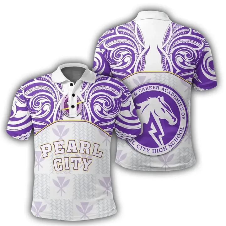 Kanaka Pearl City High School Polo Shirt - Demodern Style | Alohawaii.co