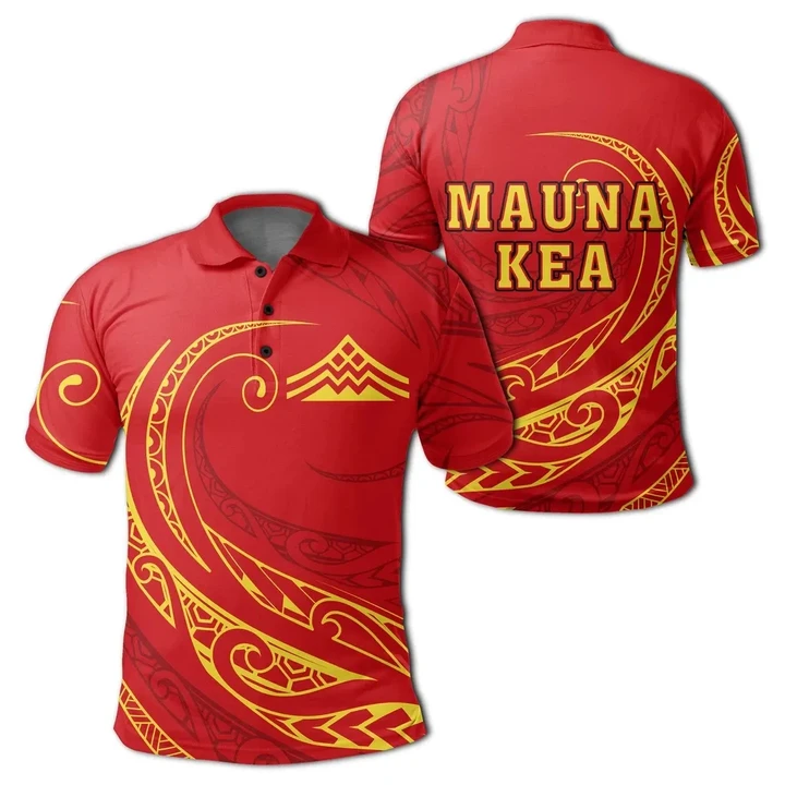 Hawaiian Mauna Kea Polynesian Polo Shirt - Frida Style - AH J9 - Alohawaii