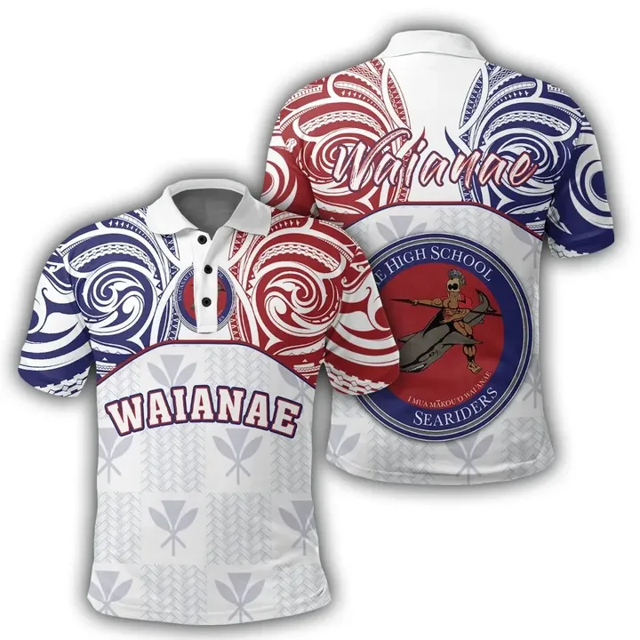 Kanaka Waianae High School Polo Shirt - Demodern Style | Alohawaii.co