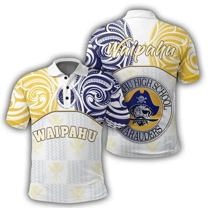 Kanaka Waipahu High School Polo Shirt - Demodern Style | Alohawaii.co