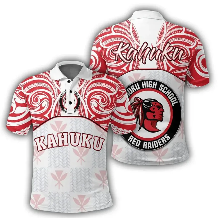 Kanaka Kahuku High School Polo Shirt - Demodern Style | Alohawaii.co