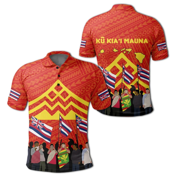 Hawaiian Protectors - Mauna Kea Polynesian Polo Shirt - AH J9 - Alohawaii