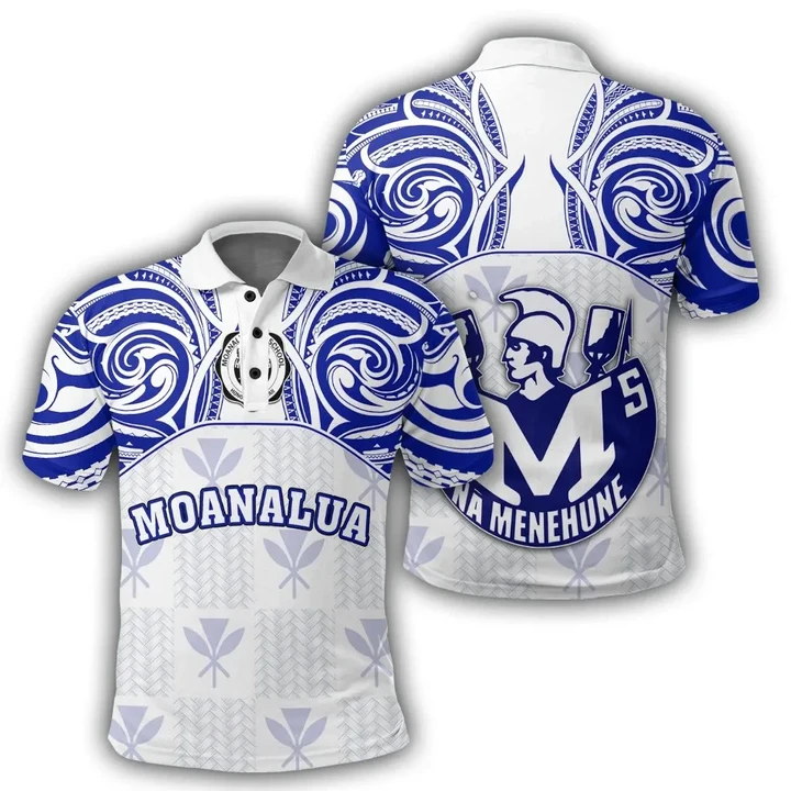 Kanaka Moanalua High School Polo Shirt - Demodern Style | Alohawaii.co