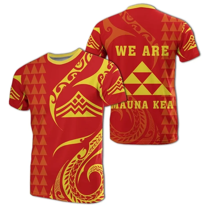Hawaiian Mauna Kea Polynesian T-shirt - Felicity Style - AH J9 - Alohawaii