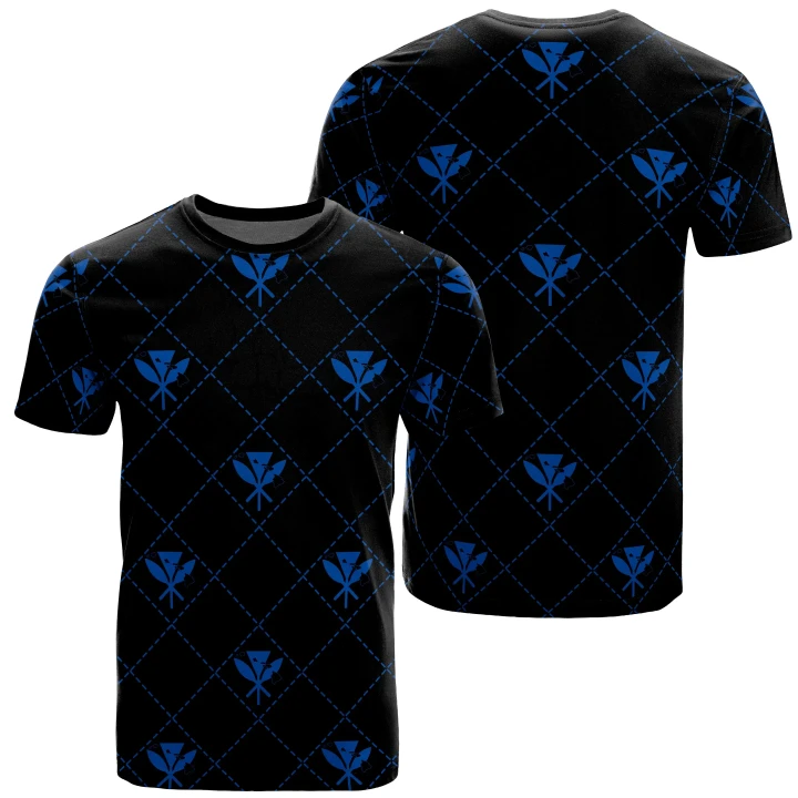Kanaka Maoli T-Shirt Regal Blue AH J1 - Alohawaii