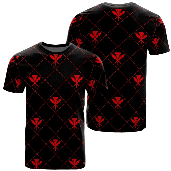 Kanaka Maoli T-Shirt Regal Red AH J1 - Alohawaii