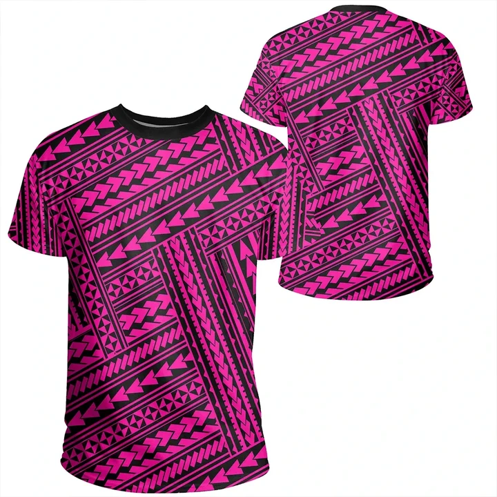 Polynesian Nation Pink T-Shirt - AH - JR - Alohawaii