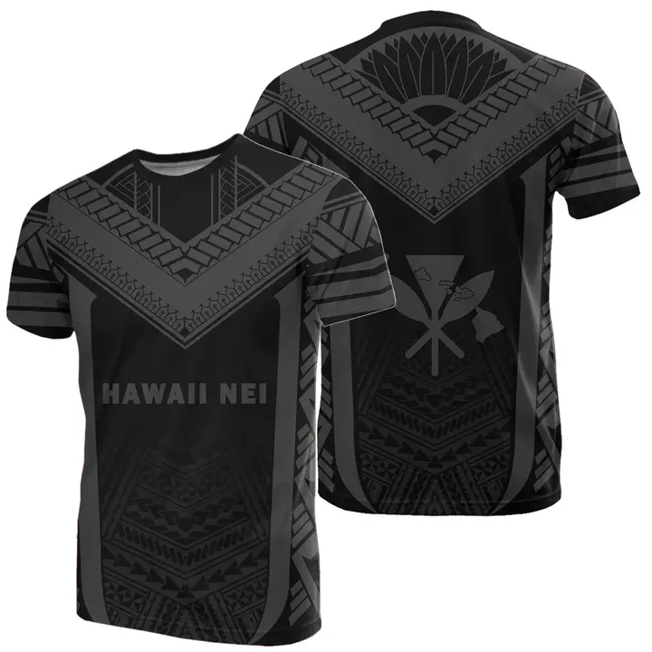 Hawaii Kanaka Polynesian T-shirt Active Grey - AH - J77 - Alohawaii