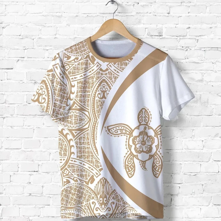 Hawaii Turtle Polynesian T-shirt - Circle Style - AH J9 - Alohawaii