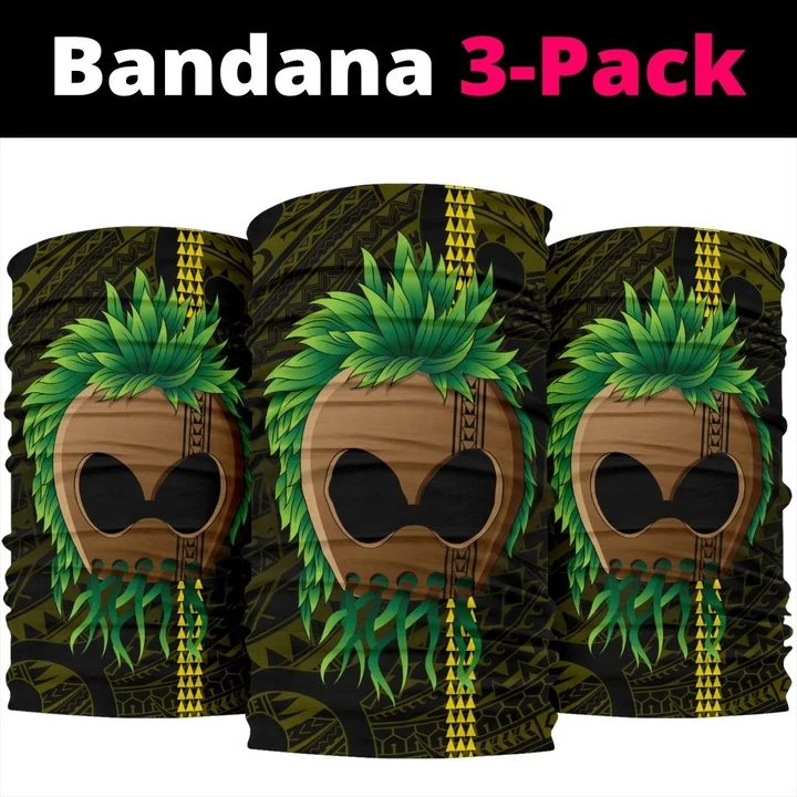 Warrior Kakau Polynesian Bandana 3-Pack - Yellow -  AH - J4 - Alohawaii