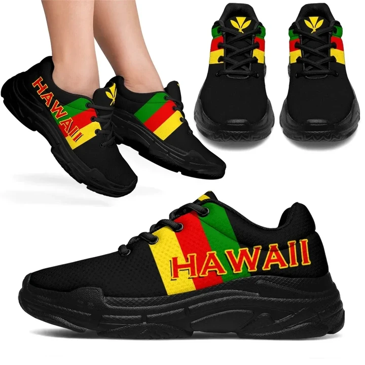 Alohawaii Footwear - Kanaka Maoli Chunky Sneakers - Luxury Sneakers