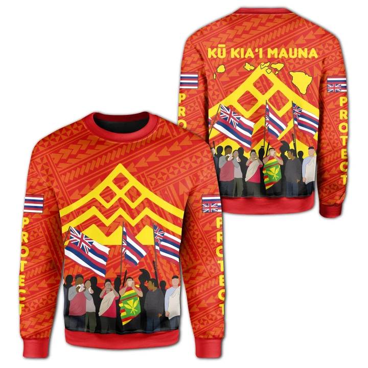 Alohawaii Shirt - Hawaiian Protectors - Mauna Kea Polynesian Sweatshirt