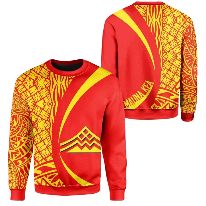 Alohawaii Shirt - Hawaiian Mauna Kea Polynesian Sweatshirt - Circle Style