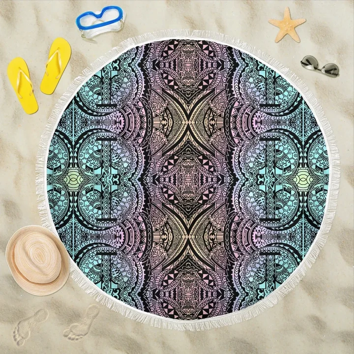 Alohawaii Blanket - Polynesian Beach Blanket Blur