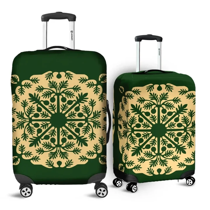 Alohawaii Accessory - Hawaiian Quilt Alpinia Purpurata Luggage Covers