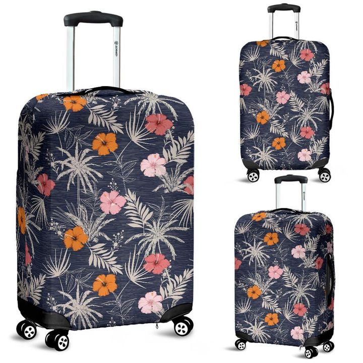 Alohawaii Accessory - Tropical Grey Luggage Cover
