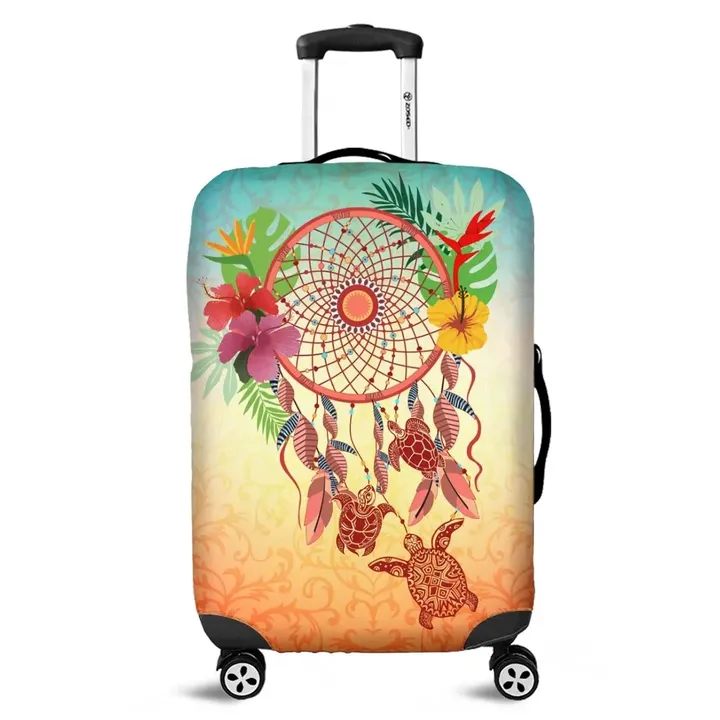 Alohawaii Accessory - Hawaiian Hibiscus Strelitzia Flower Dreamcatcher Luggage Covers