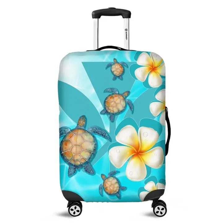 Alohawaii Accessory - Hawaii Turtle Plumeria Kanaka Ocean Luggage Covers