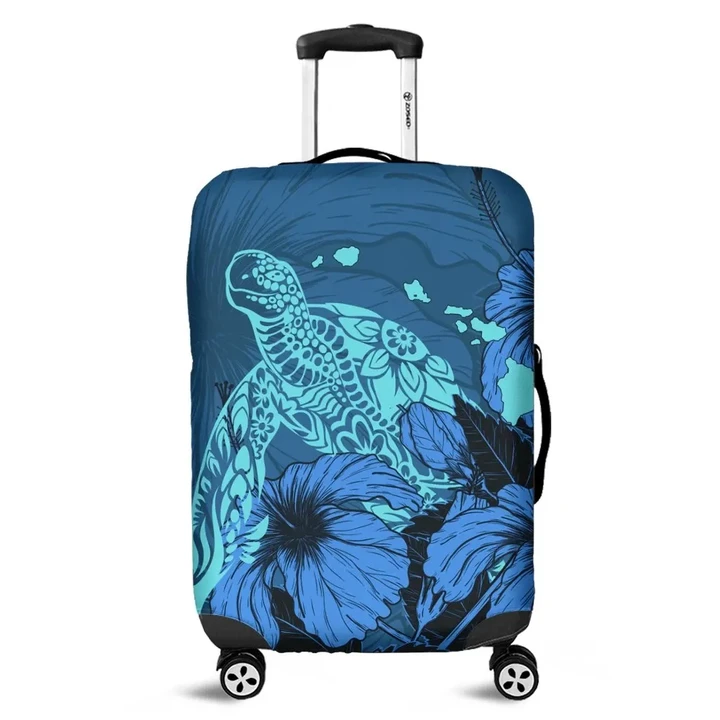 Alohawaii Accessory - Hawaii Hibiscus Turtle Luggage Covers