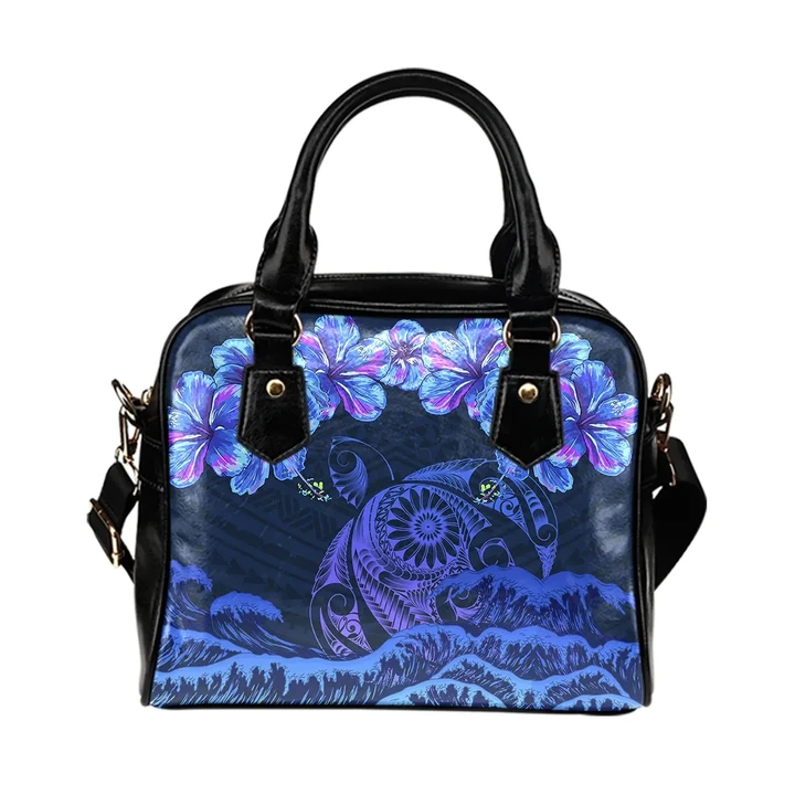 Alohawaii Bag - Hawaii Turtle hibiscus Polynesian Shoulder Handbag - Lucy Style