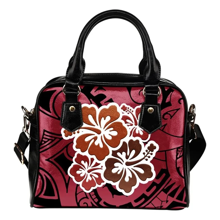 Alohawaii Bag - Hibiscus Polynesian Shoulder Handbag 01