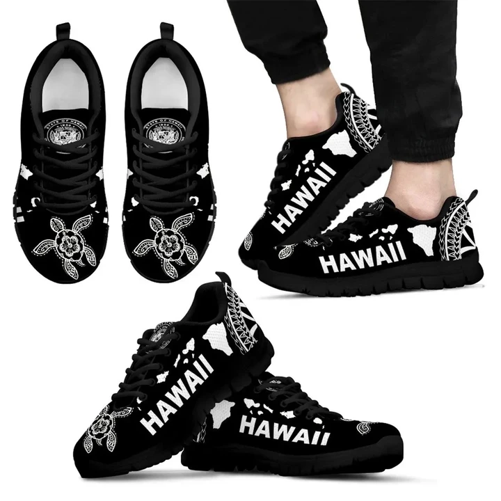 Alohawaii Footwear - Hawaii Turtle Polynesian Sneakers