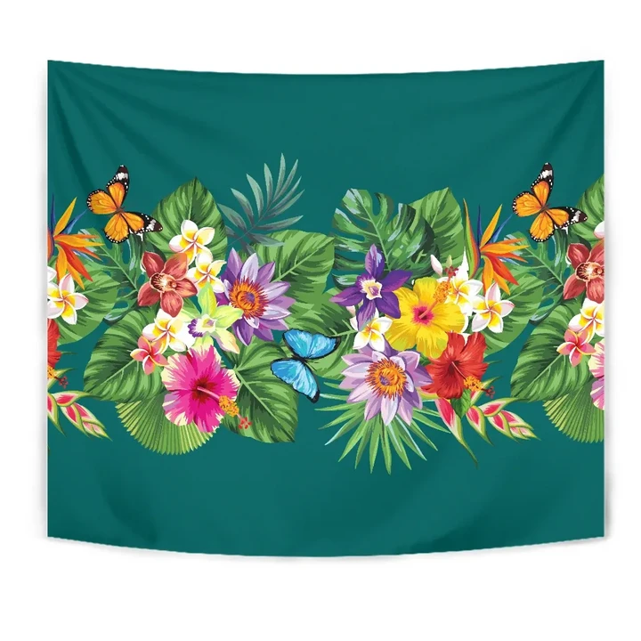Alohawaii Tapestry - Garden Flower Tapestry
