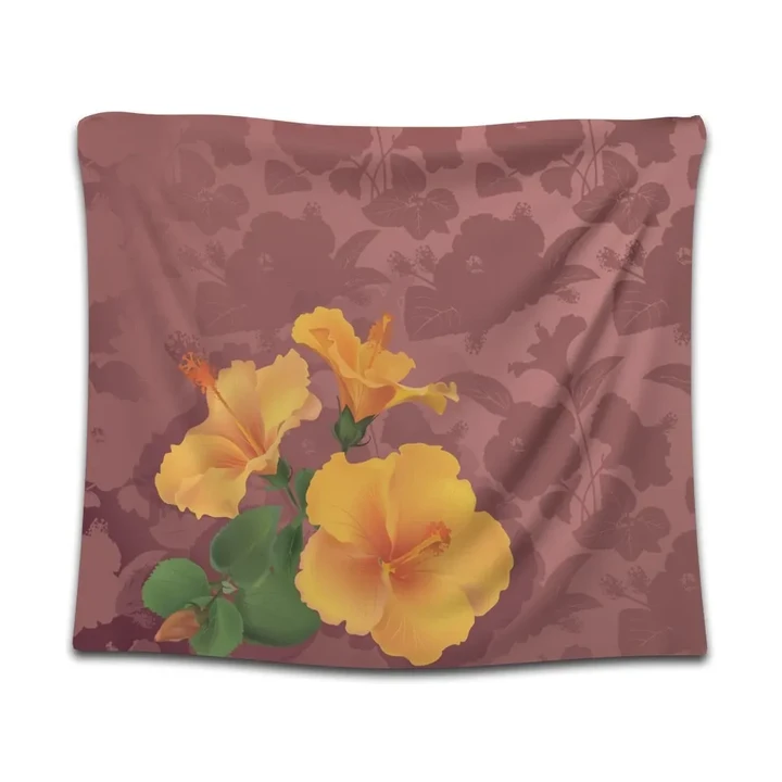 Alohawaii Tapestry - Hawaii Hibiscus Pink Tapestry