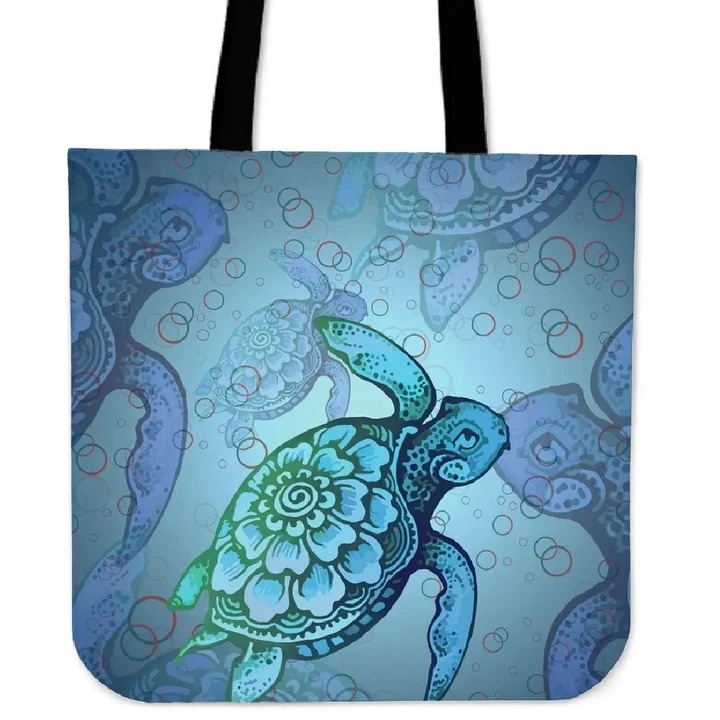 Alohawaii Bag - Turtle Beauty Tote Bag - AH - J1