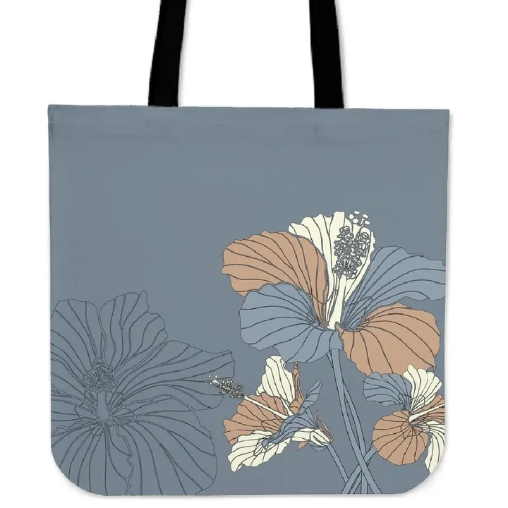 Alohawaii Bag - Hibiscus Art Tote Bag - AH - J1