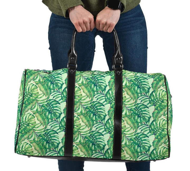 Alohawaii Bag - Tropical Leaves Jungle Monstera Leaf Hawaii Travel Bag
