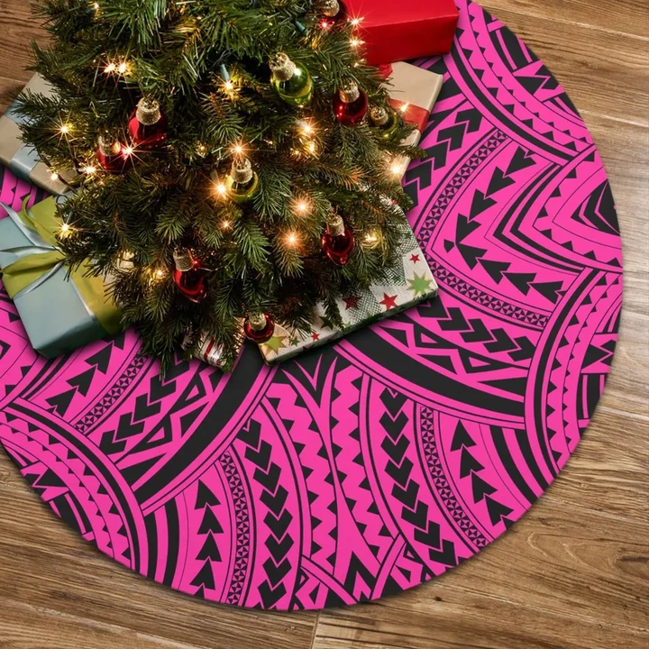 Alohawaii Tree Skrit - Polynesian Tradition Pink Tree Skirt