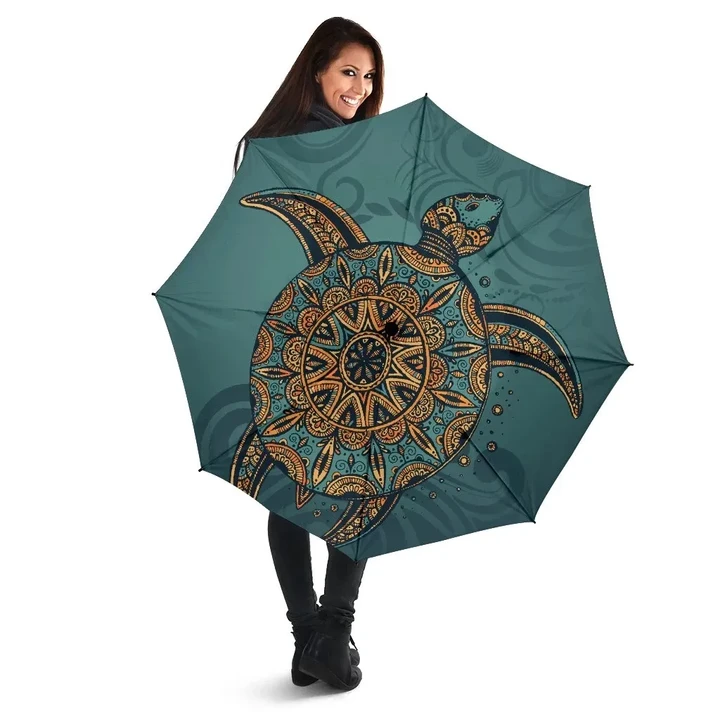 Alohawaii Umbrella - Turtle Flower Pattern Culture Umbrella